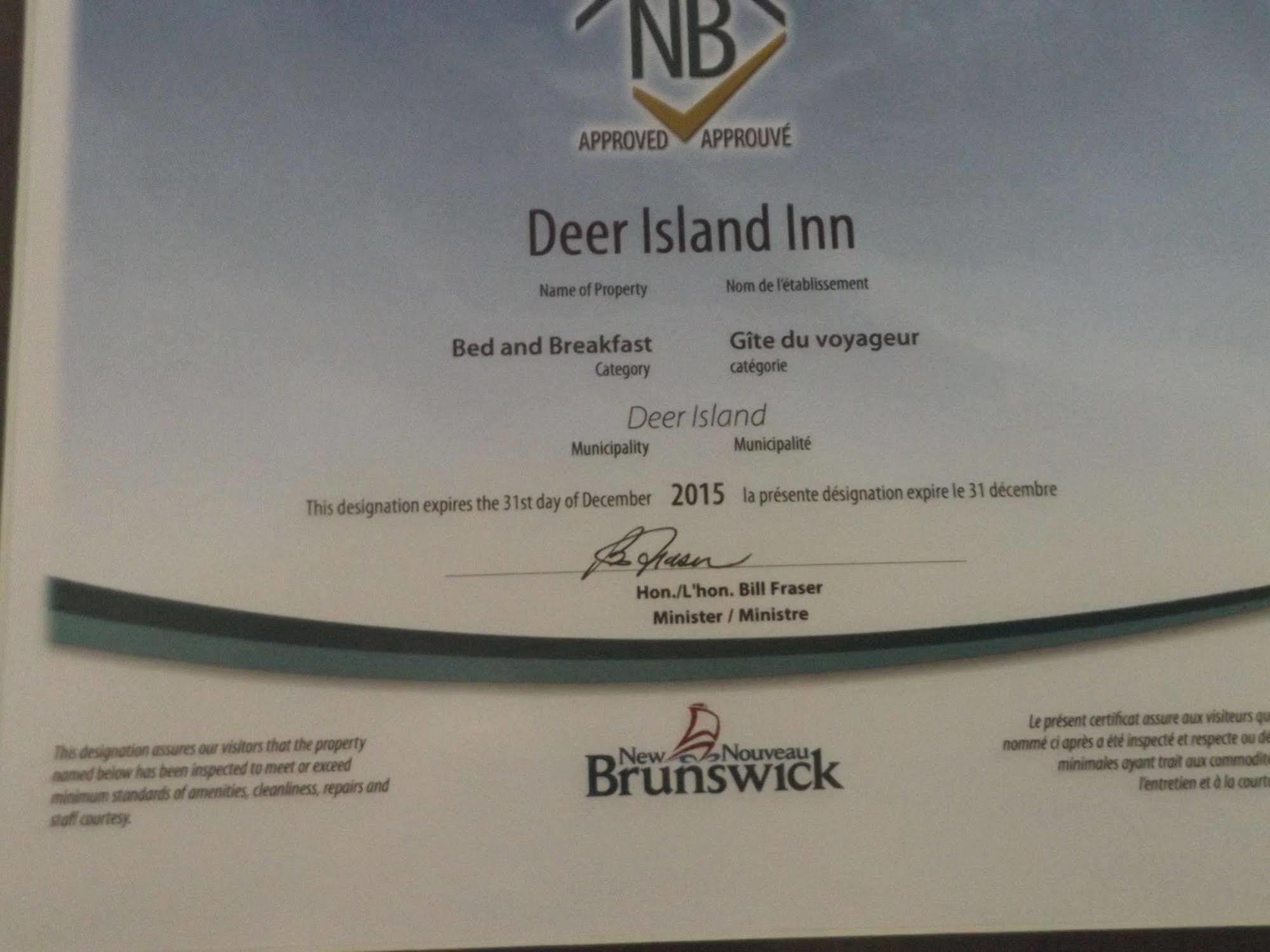 Lords Cove Deer Island Inn מראה חיצוני תמונה
